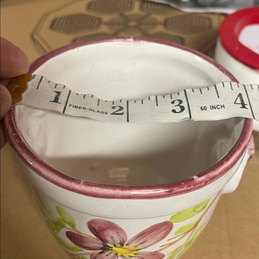 Floral Ceramic Planter Succulent Pot‎ Flower Pot Decorative Home Decor